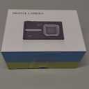 Digital Camera for Kids, 1080P FHD Camera, Autofocus 4K 48MP Point and Shoot Digital Camera 16X Zoom 32GB Card, with 2 Batteries Pink Compact Camera Gifts for Teens Kids Boys Girls, Black