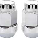 4 x MCGARD 64010 Chrome Bulge Cone Seat Style Lug Nuts (1/2" - 20 Thread Size) - Set of 4
