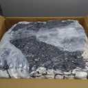 DAICO Bean Bag Chairs for Adults Giant Bean Bag Chair with Ottoman Soft Plush Beanbag Couch with Armrests Comfy Accent Chair Single Lazy Sofas with Foam for Living Room Reading Bedroom