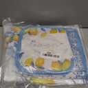 FoldTier 6 Pcs Capri Lemon Kitchen Decoration Set Blue Lemons Towels Pot Holders Oven Mitts Set Amalfi Coast Kitchen Accessories Mediterranean Housewarming Gifts for Summer Baking Cooking