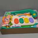 Baby Gym & Play Mat, Tummy Time & Activity Mat Toys, Infant to Toddler Play Piano Mat, 0-12 Months (Green)