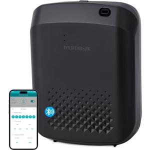 Home Waterless Aroma Diffuser  Bluetooth Smart Essential Oil Nebulizer, Fragrance Reach up to 2,000 sq ft, Perfect for Homes, Hotels, Restaurants, Offices & Spas(Black)