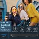 Case for Samsung Galaxy A26 5G 2024 Phone Case with Screen Protector, 360 Rotatable Folding Hidden Kickstand/Stand Silicone TPU Slim Fit Shcokproof Protective Cover Case for Samsung A26 5G - Black