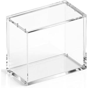 Happyseason PKMN Booster Box Case, Stackable Acrylic Display Case with Magnets on Top & Bottom, 5mm Thick Acrylic Case Protector, Storage Case Compatible with PKMN Booster Box