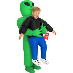 Morph Kids Alien Costume, Inflatable Alien Costume Kids, Aliens Blow Up Costumes Kid, Boys Inflatable Costumes