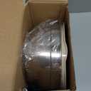 Mixing Bowls Set, 25PCS Khaki Mixing Bowls With Lids Set Stainless Steel Kitchen Large Nesting Metal Bowl 7QT to 1.5QT, Measuring Cups and Spoons for Prepping Cooking Serving