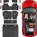 TAPTES All Weather Floor Mat for Honda CRV Hybrid Gas 2026 2025 2024 2023 | Full Set Car Liner Backrest Cargo Trunk & Door Sill Guards Covers | Rubber Carpet CR-V Interior Accessories 2023-2026