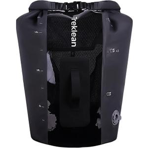 Wash Bag Travel Washing Machine,Portable Manual Mini Washing Machine for Apartamentos Camping Travel Hand Wash Laundry(Black)