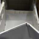 Akro-Mils 30235 AkroBins Plastic Storage Bins, 11"x11"x5", Stone, 3-Pack