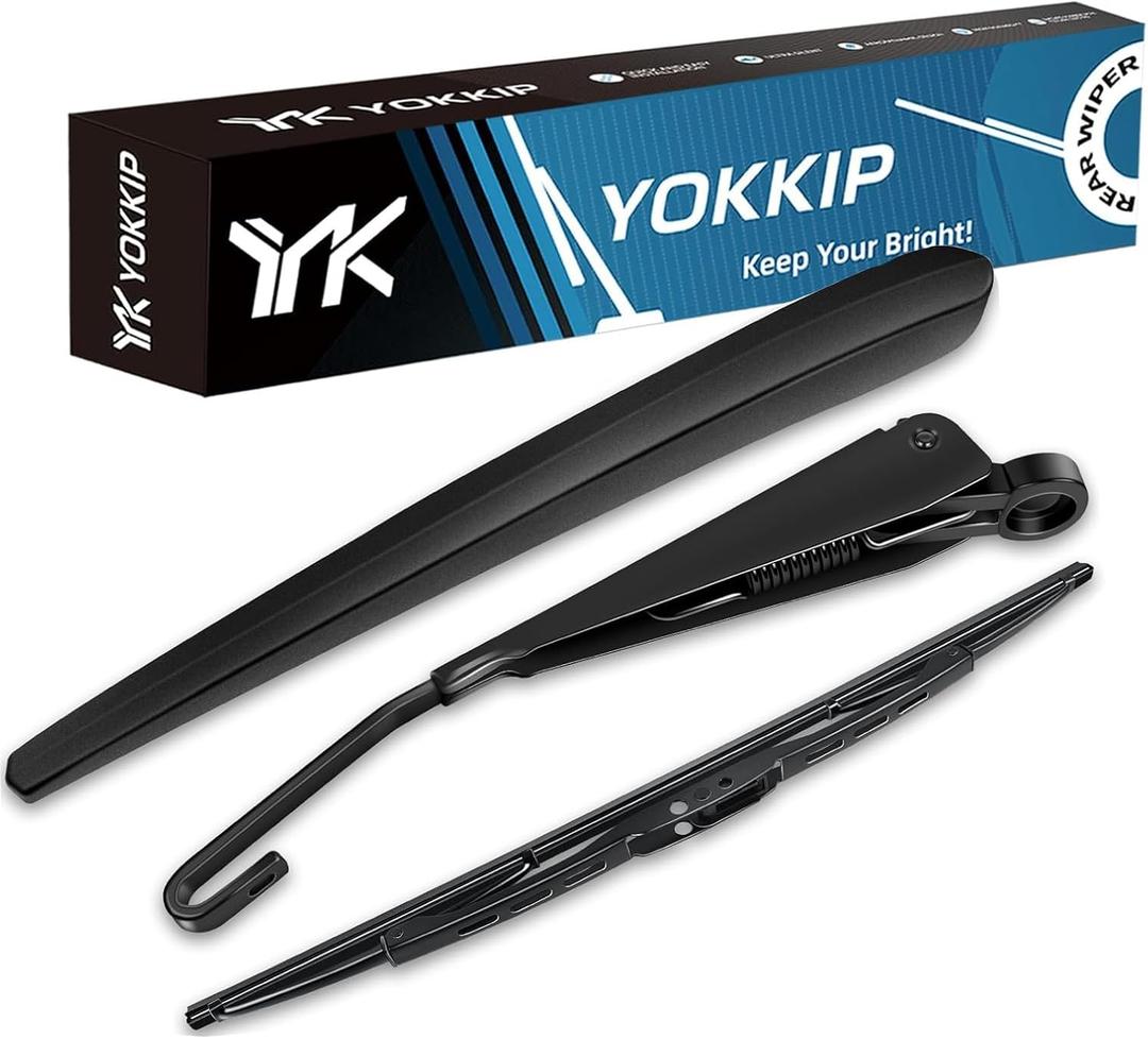 Back Windshield Wiper, Replacement for Chevrolet Chevy Equinox GMC Terrain 2018-2023, Bolt EV, Blazer 19-23, Buick Envision 16-23 All Season Rear Window Wiper Arm Blade Cover Assembly