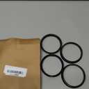 ACROPIX 72.6mm to 65.1mm Universal Car Hub Centric Rings Black - Pack of 4