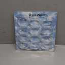 Resze 24 PCS Shower Curtain Rings, Plastic Clear Shower Curtain Hooks, C-Shaped Rings Hook Hanger Bathroom Shower Window Rod