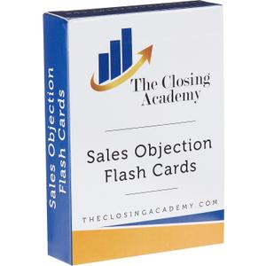 Sales Objection Flashcards:Learn Exactly What to Say to Close More Sales and Master The Art of Selling