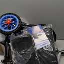 Knee Scooter for Adults for Foot Surgery, 11in Front Wheel Heavy Duty Knee Walker for Broken Foot, 350lbs Capacity Foldable Scooter Crutch Alternative with Disc Brake, Black (Blue)