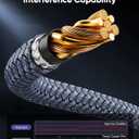 2 x 8K 10K 4K HDMI Cable 48Gbps 3.3FT/1M, Certified Ultra High Speed HDMI Cable Braided Cord-4K@120Hz 8K@60Hz, DTS:X, HDCP 2.2 & 2.3, HDR 10 Compatible with Roku TV/PS5/HDTV/Blu-ray