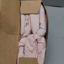 2Pack Waterproof Crib Sheets for Boys, Girls  52x28 Fitted Organic Cotton Baby Crib Sheets, Toddler Mattress Protector Cover, Washable, Soft & Durable Baby Bedding Essentials (Mist Rose)