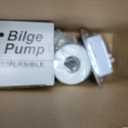 Boat Bilge Water Pump 12v 24v 3 Way Switch Panel 1-1/8 Inch Dia Bilge Pump Plumbing Kit with Hose Plumbing Installation Kit for Boat Accessories(1100gph, 15a)