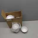 Tioncy 36 Pcs Bowls Set Unbreakable Dessert Soup Salad Bowls for Pasta Cereal Soup Dishwasher Safe (10 oz,White)