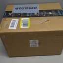 LivLab Mker Rice Storage Container 20 lbs - 15 lbs Airtight Flour Dispenser with Lids & wheel, BPA Free, kitchen organizers for Pet/Cat/Dog Food Storage Container (10 lbs), White