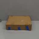 10 Pack Dessert Table Display Set - 4 x Three-Tier Square Cupcake Stands and 6 x Serving Trays, Elegant Tableware for Cakes, Cupcakes, Pastries, and Snacks, Perfect for Parties (White)