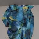 Capuffy Women Tie Dye Maxi Dresses Lace Backless Cocktail Party Dress Spaghetti Straps Mermaid Evening Gown 221(Tie Dye Blue,S)