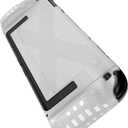 Switch 2 Slim Case Set with 2 Joycon Thumb Grips, 2 Tempered Glass Screen Protectors, Detachable TPU Shell for Nintendo Switch 2 - Anti-Scratch, Anti-Slip, TV Dock Incompatible (White)