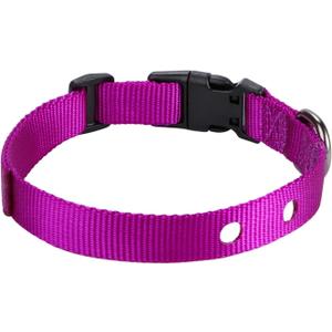1 Inch Dog Shock Collar Replacement Strap with 2 Holes - Compatible with Most Brands of Ecollar Dog Fences and Training Collars, Purple