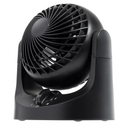IRIS USA WOOZOO Small Desk Fan, Air Circulator, 3 Speeds, 32ft Max Air Distance, 120° Adjustable Tilt, 27.5db Quiet Motor, Small Fan for Bedroom, Office, Dorm, Black