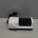 ChefsChoice 15XV EdgeSelect Professional Electric Knife Sharpener with 100-Percent Diamond Abrasives and Precision Angle Guides for Straight Edge and Serrated Knives, 3-Stage, Gray