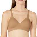 Hanes Womens Perfect Coverage Wireless Seamless T-Shirt Bra, ComfortFlex Fit, Smart Sizes