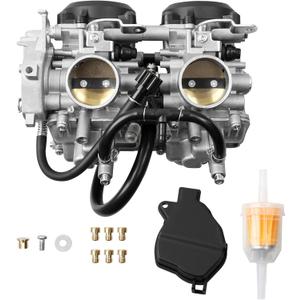 Carburetor Compatible with Kawasaki Prairie 650 KVF650 (2002-2003) & Brute Force 650 KVF650D (2005-2013) | Carb Replaces OEM Part Numbers 15003-0095, 15003-1755