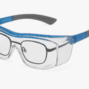 BISON LIFE Diamont Vented Over Glasses Safety Glasses | Meets ANSI Z87.1, Impact Resistant Polycarbonate Lens
