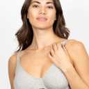 Fruit of the Loom Women's Unlined Underwire Bra - Cotton & Spandex Blend for Natural Shape and Flexibility (White)38D