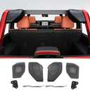 Mabett Rear Speaker Pods Compatible with Ford Bronco 4-Door 2025 2024 2023 2022 2021, Upgrade 6.5" Pods for Bronco Accessories, Interior Accessories Black (NOT for Sport and Raptor)