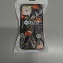 2 x Case for iPhone 13 Pro Max with Halloween Ghost Pumpkin Designed for iPhone 13 Pro Max Case,Black Matte Soft Slim Fit TPU Anti-Scratch Shockproof Protective Phone Cover 6.7 inch (pumpkin spider web)