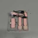 Wireless Mini Lavalier Lapel Microphone for iPhone iPad & Android Phone, 2 in 1 Lapel Mic for Video Recording- Clip on Dual Mics with Noise Reduction for Video Tiktok YouTube Podcast Vlogging(2 Pack) (Pink)