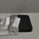 Hiflora 7 Pack Under Bed & Couch Blocker for Pets and Toys - 83" Length, 11.8" Height for One Side of Queen Bed | Includes Sticky Tape, Connectors & Zip Ties - Black