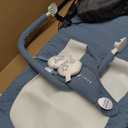 Baby Delight Alpine Deluxe Portable Bouncer, Organic Dusty Blue