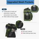 Lunch Box Cooler Bag - Insulated Tactical Lunchbox for Men - Large Lunch Pail for Adults Work Outdoor Shifts Trips Army Green 16L