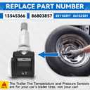 13545366 Trailer TPMS 433MHz for 2019-2025 Chevy Silverado 1500/2500 HD/3500 HD/EV,Suburban, Tahoe,GMC Sierra 1500/2500 HD/3500 HD/EV,Yukon/Yukon XL,Cadillac Escalade(ESV) 86803857,85110397,84152501
