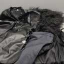 Viking Costume Adult Men Medieval Battle Black PU Outfit with Cloak Size, Medium