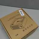 Vintage CD Player with Bluetooth & Type-C - Lossless Audio, 4000mAh Battery, Anti-Skip Protection for Bedtime Stories/Prenatal Education (White)