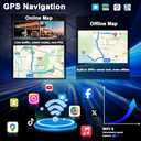 Android 15 Car Radio for Toyota Corolla 2014-2016: 10.1'' 4GB+64GB Car Stereo Upgrade Wireless CarPlay & Android Auto with WiFi 6, Bluetooth, GPS Navigation, FM Radio, EQ, SWC, 1080P Backup Camera