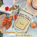 Reusable Linen Bread Bags for Homemade Bread- 2 Pack Cotton Food Storage Bags - 12.6" x 16.5" with Inner Lining - Sourdough Bags, Baking Gifts, & Baking Supplies for Home Bakers - Fresh Keeping