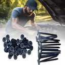 2026 upgraded heavy-duty self-locking nylon cable ties with uv protection for car repair, home, and cable management (100)