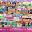 Ceaco - 4 in 1 Multipack - Food Trucks - (4) 500 Piece Jigsaw Puzzles