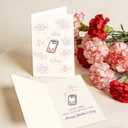 2 x VegSire Funny Double-Sided Mother's Day Card for Mom from Daughter Son, Humorous Relatable Greeting Card with Red Pearlescent Envelope, 8" x 5.3"