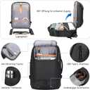 Rolling Backpack,travel backpack with wheels,Water Resistant carry on luggage with USB C Ports,Anti-Theft,wheeled backpack for travel,Business and Commuting, Medium