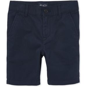 The Children's Place Stretch Chino Shorts (New Navy Single), 14