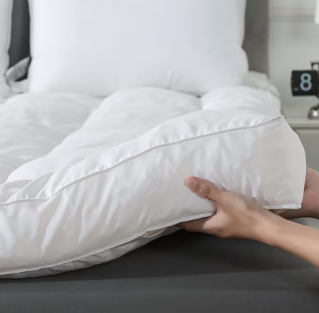 5 Inch Memory Foam Mattress Topper King, 2000 GSM Fill Pillow Top